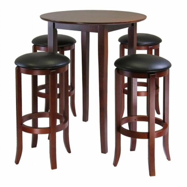 Winsome Fiona Round 5 Pieces High- Pub Table Set 94581